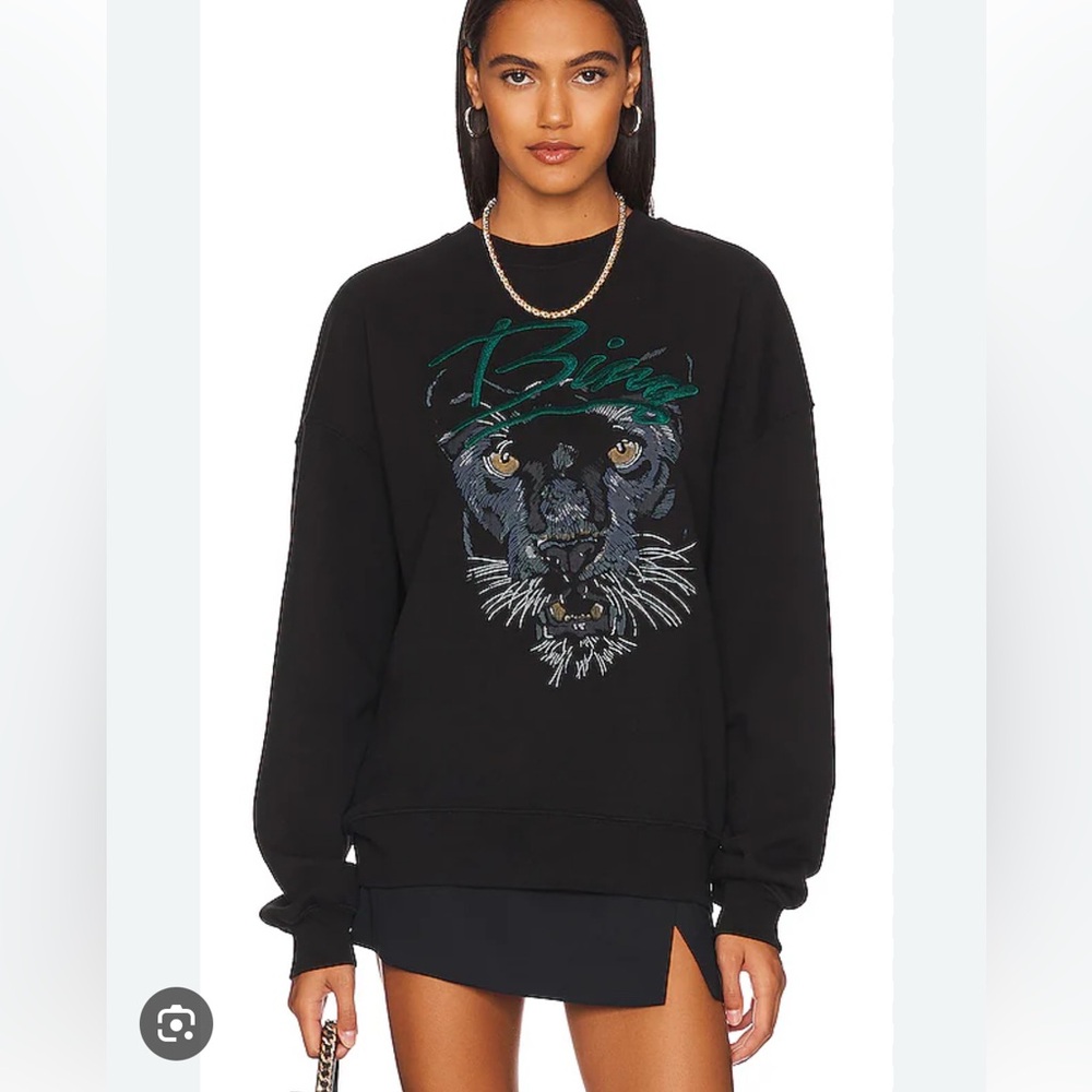 Anine Bing Kenny Panther Sweatshirt - Picture 3 of 9